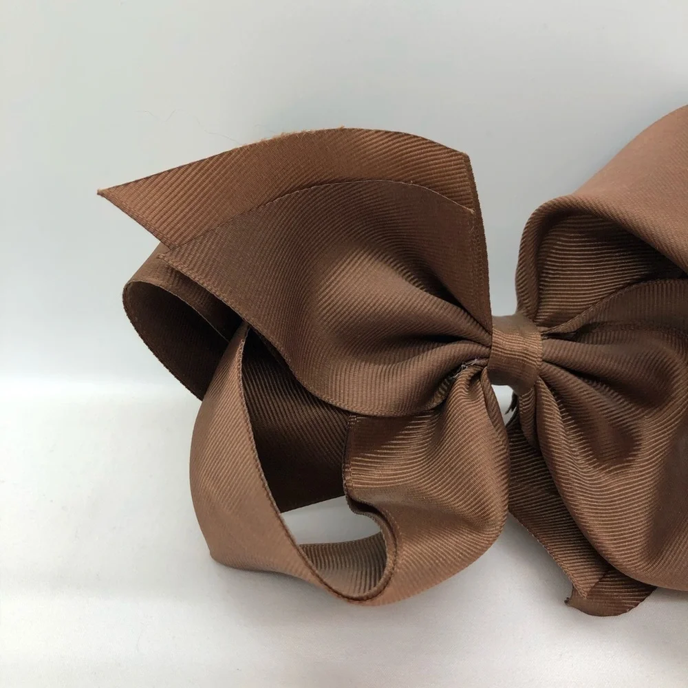 Gaby’s Brown Oversized Girls Hair Bow